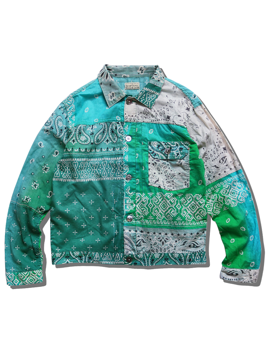 Mバーゲンでkapital ガーゼバンダナパッチワークpt 1st JKT シャツ メンズM￥20,132-epmhv.quito.gob.ec