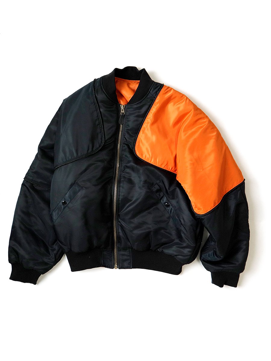 KAPITAL MA-1 NYLON SHAM BOMBER JACKET